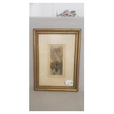 (1) Framed Print (Signed  / 14"ï¿½19")