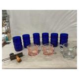 Vintage Cobalt Francesinho (Brazil) Tumblers,