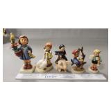 (5) Assorted Hummel / Goebel Figurines (Germany &