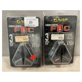 (2) 170 Gr. Crossbow Broadheads