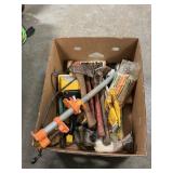 Box Lot With Worklight, Hand Tools, Paint not