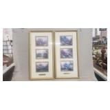 (2) Framed Thomas Kinkade Prints (10"ï¿½21")