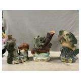 (3) Decanters (Empty)