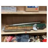 Shelf Lot With Baseball Bat, Filipino Kris Sword