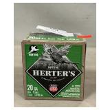 (25) Herterï¿½s 20 Gauge Shotgun Shells