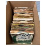 Box Of Vintage 45 Records