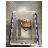 Tote With Magnifier, Periscope, Wooden Box, Carom