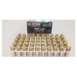(50) Rounds 9mm Luger Ammo