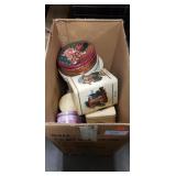 Box Lot Of Assorted Tins