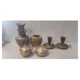 Tray Lot Of Assorted Brass Items
