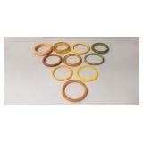 (10) Vintage Bakelite Bangle Bracelets