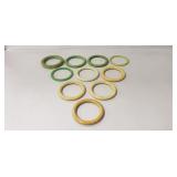 (10) Vintage Bakelite Bangle Bracelets