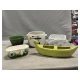 McCoy Gondola & Assorted Planters, Westbend