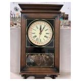 Regulator Calendar Wall Clock With Key