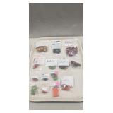 Tray Lot Of Assorted Vintage Bakelite Jewelry &