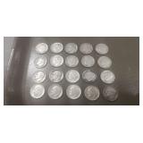 (20) U.S. Silver Dimes (90% Silver)