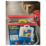 Box Lot With Fisher-Price Creative Pegboard, Lift
