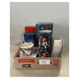 Lot Of Assorted Tin Boxes
