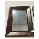 Large Mirror with Wood Frame