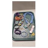 Tray Of Assorted Jewelry