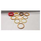 (10) Vintage Bakelite Bangle Bracelets