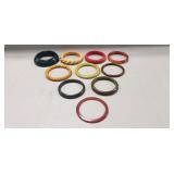 (10) Vintage Bakelite Bangle Bracelets