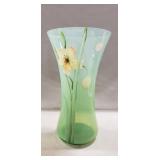 (1) Vintage Fenton Glass Vase (10" Tall)