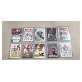 (10) Assorted NFL Football Cards