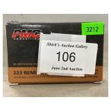 (20) Rounds Of PMC .223 Rem. Ammo