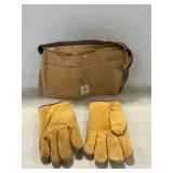 Carhartt Tool Apron, Lined Work Gloves