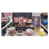 Assorted Sand Papers, Grinder Wheels, Circular