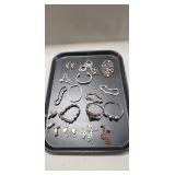 Tray Of Assorted Sterling Silver/925 Jewelry