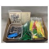 Lot Of Archery Broadheads, Blades, Fletching
