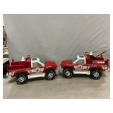 Pair Of Nylint Suburban Pumper Fire Trucks