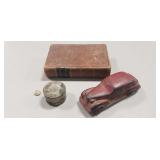 Tray Of Assorted Vintage Items Including Hymn