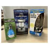 Pair Of B.O. Lanterns, LED Tent Lamp