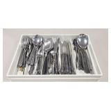 Tray Of Assorted Flatware