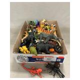 Lot Of Toy Animals, Dinosaurs, Insects