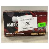 (40) Rounds Of .243 Win. Ammo
