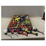 Lot Of Toy Dragsters, Race Cars