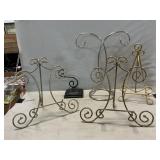 Lot Of Plate Display Rests, Ornament Hangers