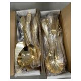 Farberware Gold-Toned Flatware, Service For 8