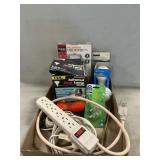 LotOf Lightbulbs, Power Cords, Flashlight