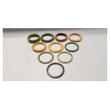 (10) Vintage Bakelite Bangle Bracelets