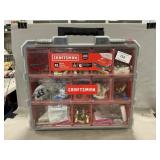 Craftsman Organizer With Pipe Fittings & Assorted
