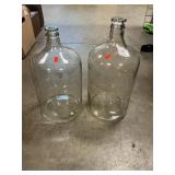 Pair Of Glass Water Jugs