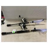 Pair Of Kast King Telescoping Fishing Rods With