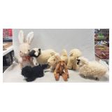 (7) Assorted Vintage Stuffed Animals