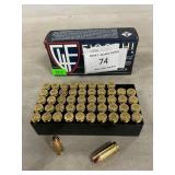 (50) Rounds Of Fiocchi 9mm Luger Ammo