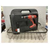 Wire Basket, Black & Decker 14.4V Cordless Drill